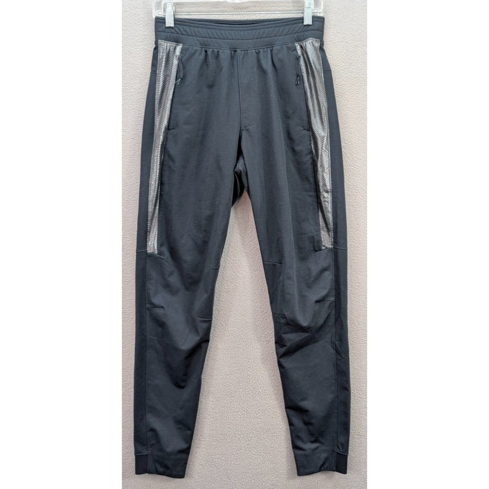 Under Armour Cold Gear Running Pants Size SM Black Activewear Training Ankle Zip